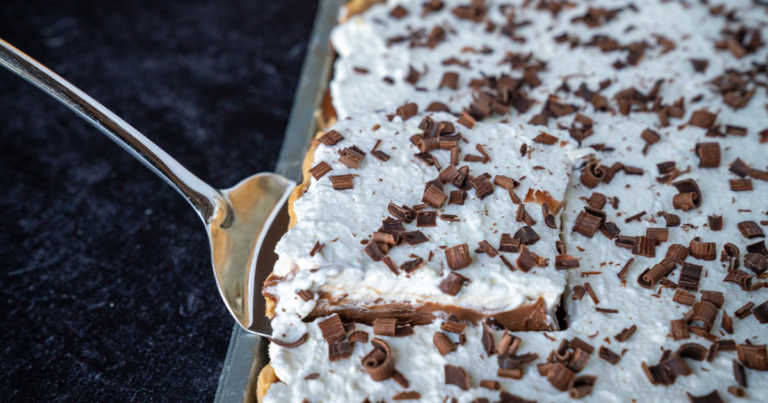 French Silk Slab Pie