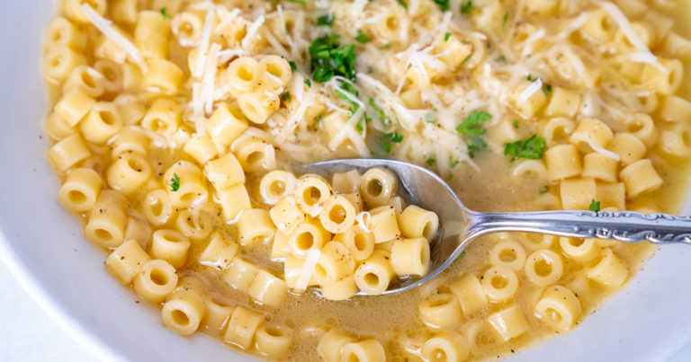 Parmesan Pasta Soup