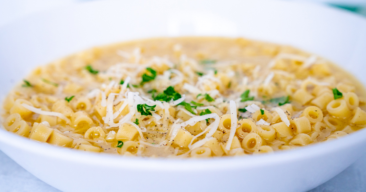 Parmesan Pasta Soup-image