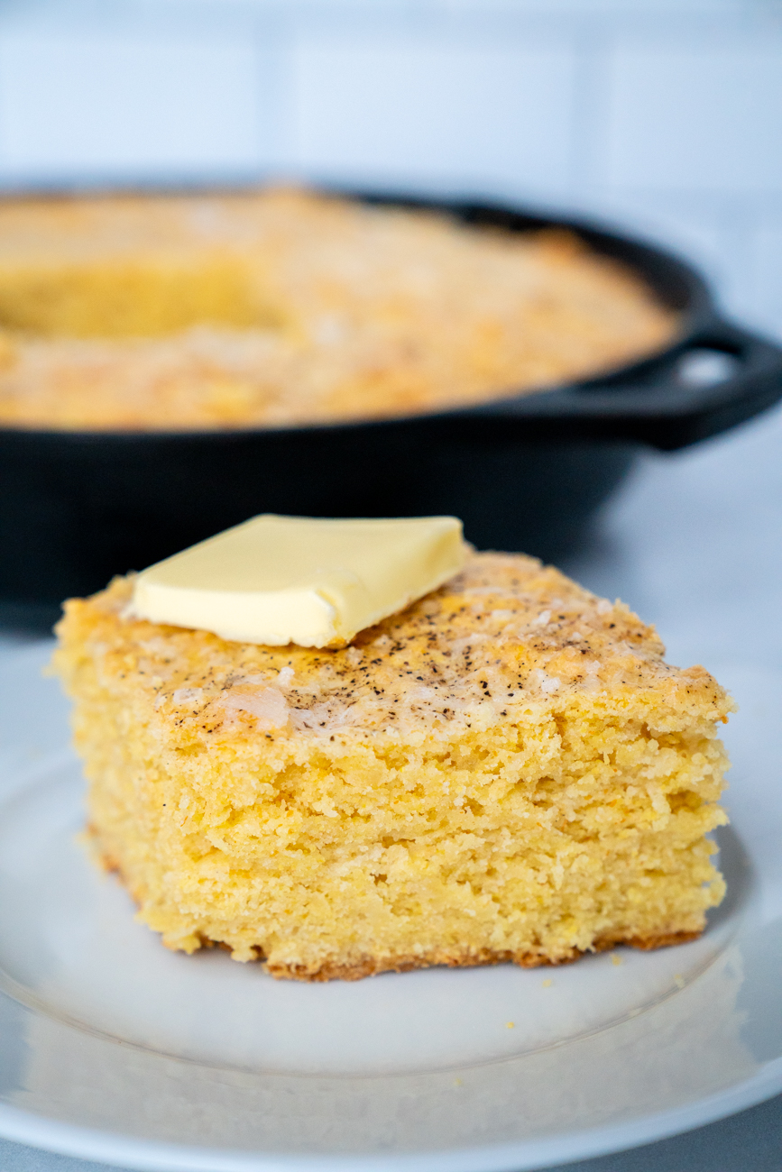 Cheddar and Black Pepper Cornbread