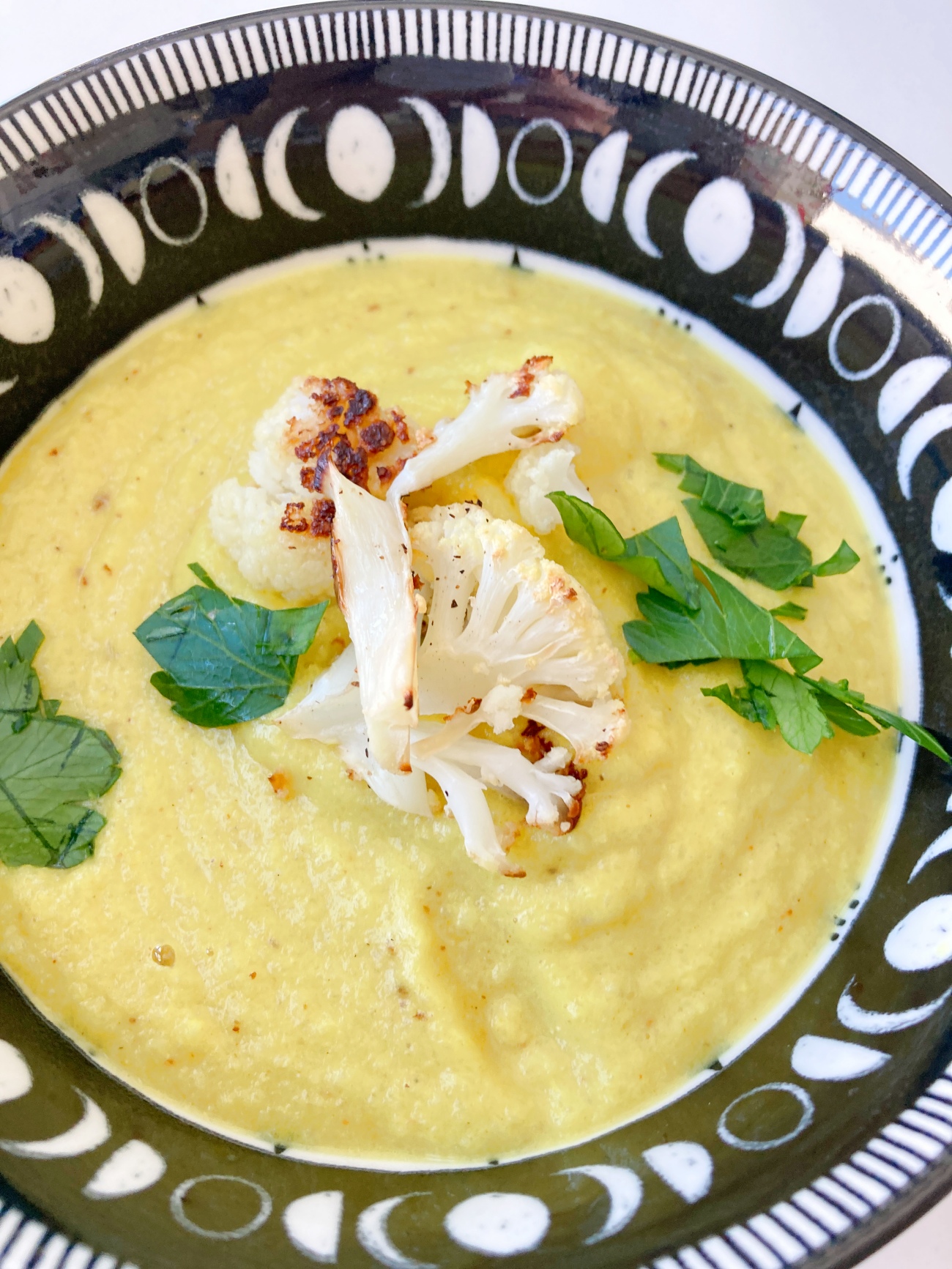 Coconut Milk Cauliflower Soup