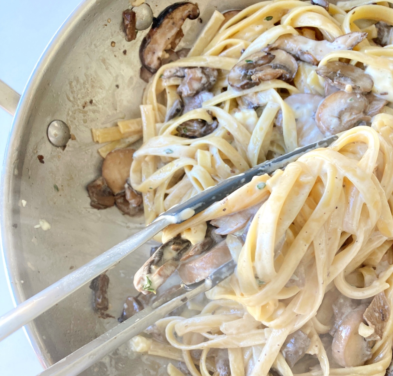 Creamy Gorgonzola Pasta With Mushrooms Recipe on Food52