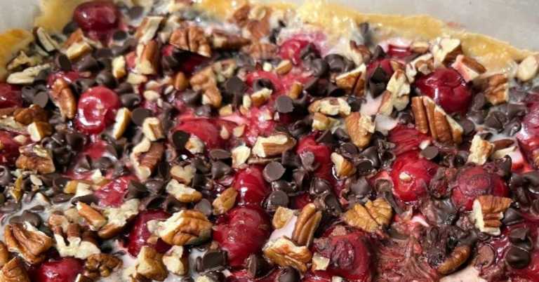 Triple Chocolate Cherry Bars by Meg Tucker