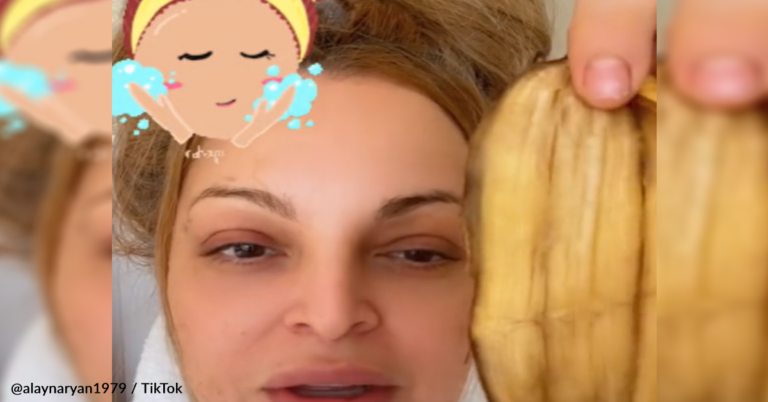Woman Claims Banana Peels Act Like Natural Botox