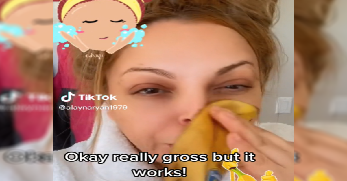 Woman Claims Banana Peels Act Like Natural Botox 12 Tomatoes