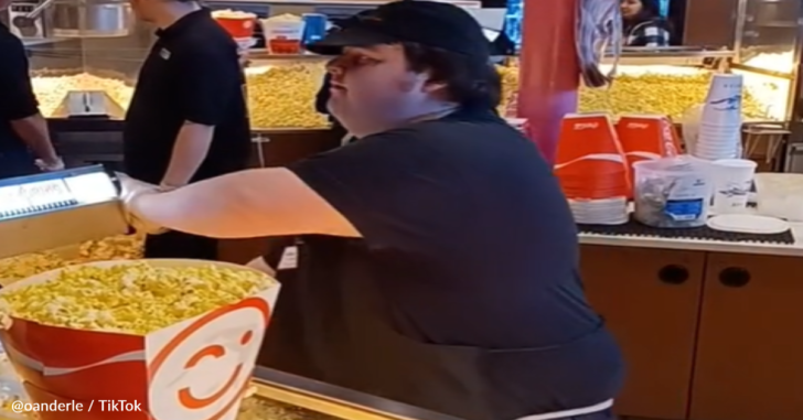 Popcorn Guy' Goes Viral On TikTok For His Popcorn-Serving Skills