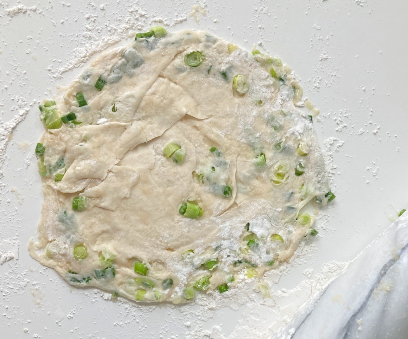 Heat 1 tablespoon vegetable oil in flat skillet over medium to medium-high heat. Roll out each pancake until a disk 6-8