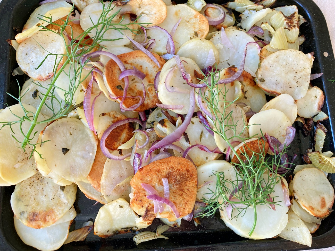 Fennel Oven Potatoes
