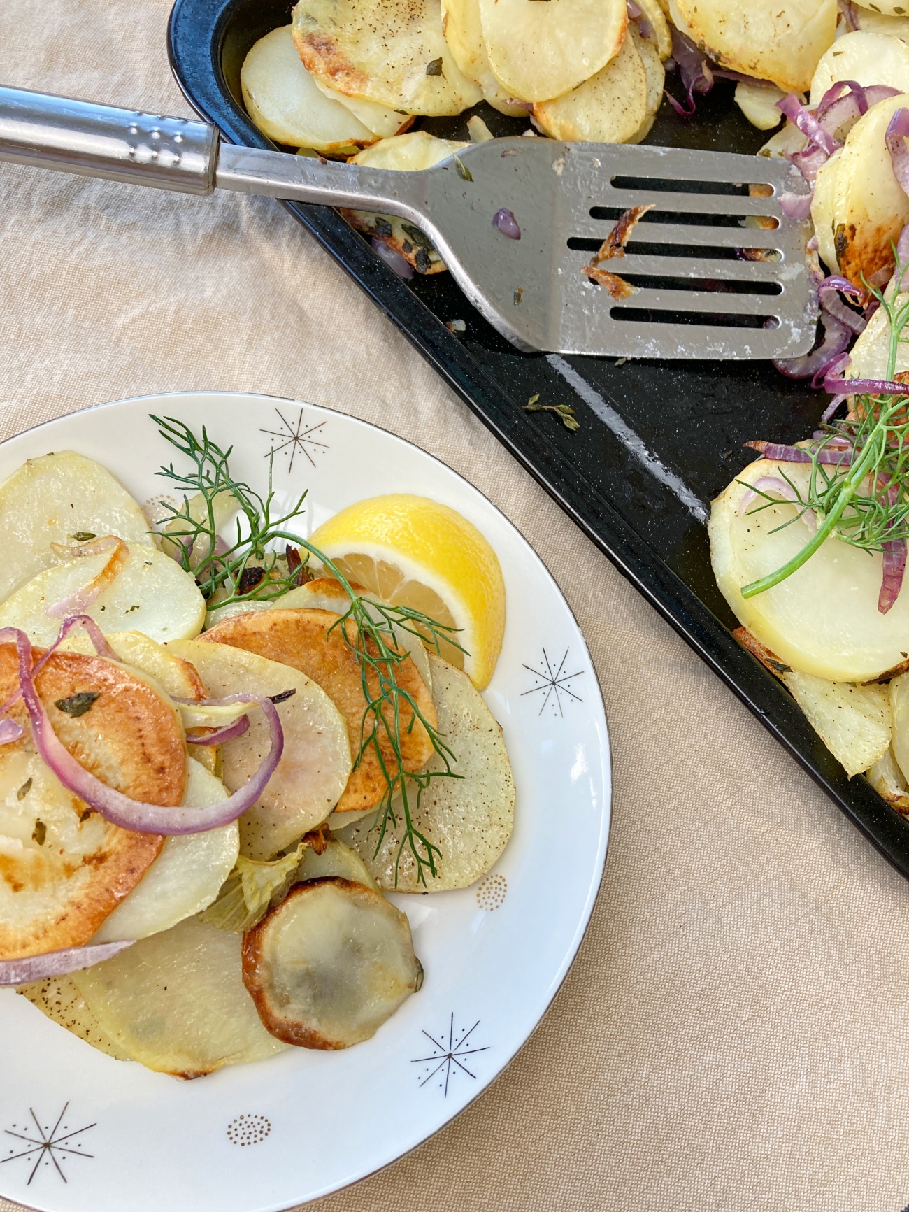 Fennel Oven Potatoes
