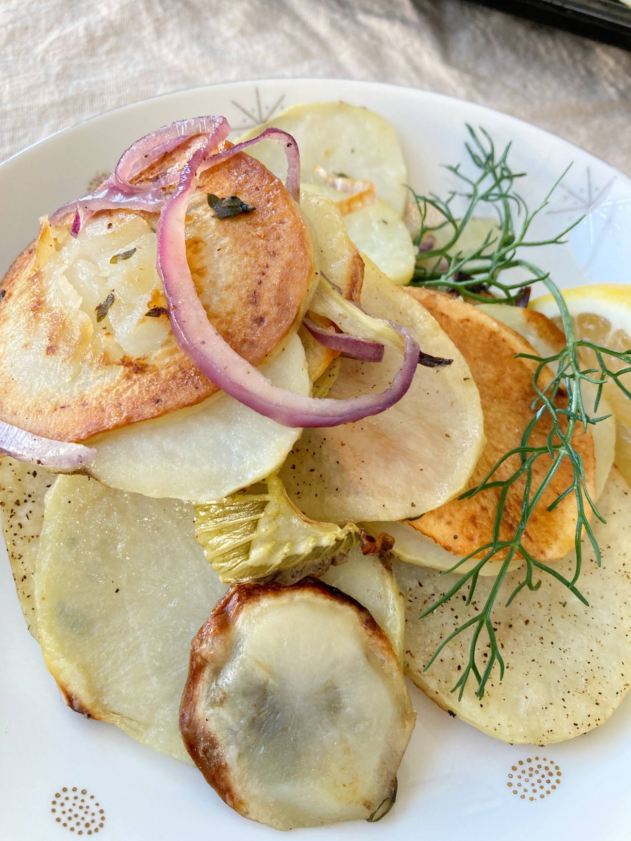 Fennel Oven Potatoes