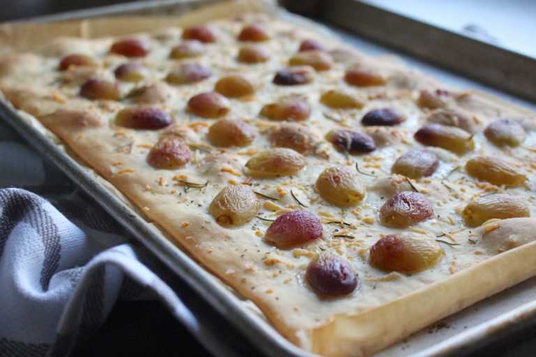 Grape & Rosemary Flatbread