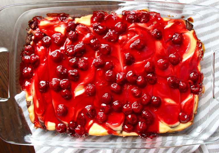 Cherry Cheesecake Brownies