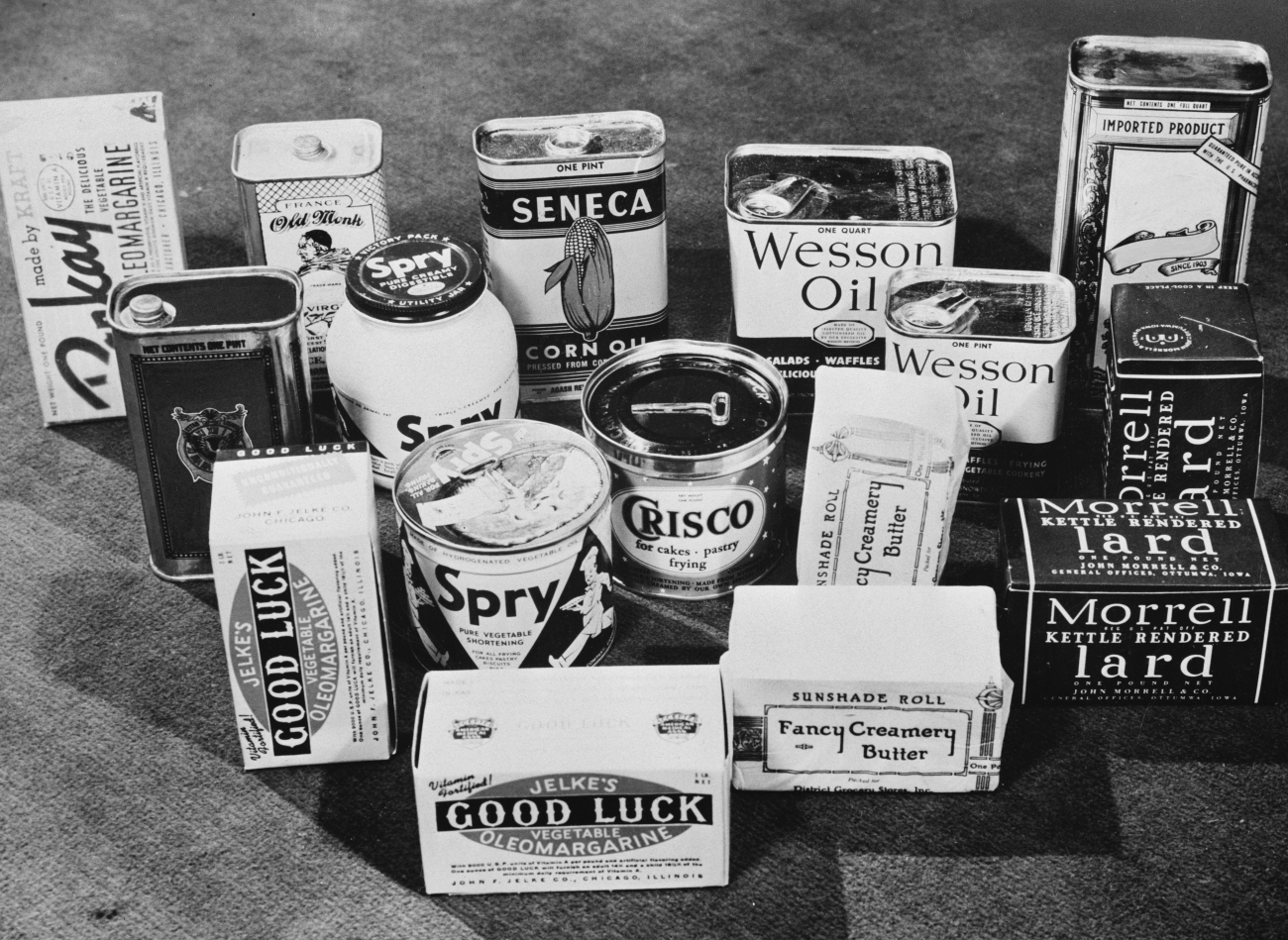 rationed fats, oils, and spreads 1943