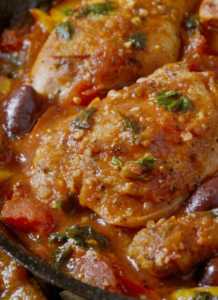 Rustic Chicken Cacciatore 12 Tomatoes   Chicken Cacciatore Vertical 2 218x300 