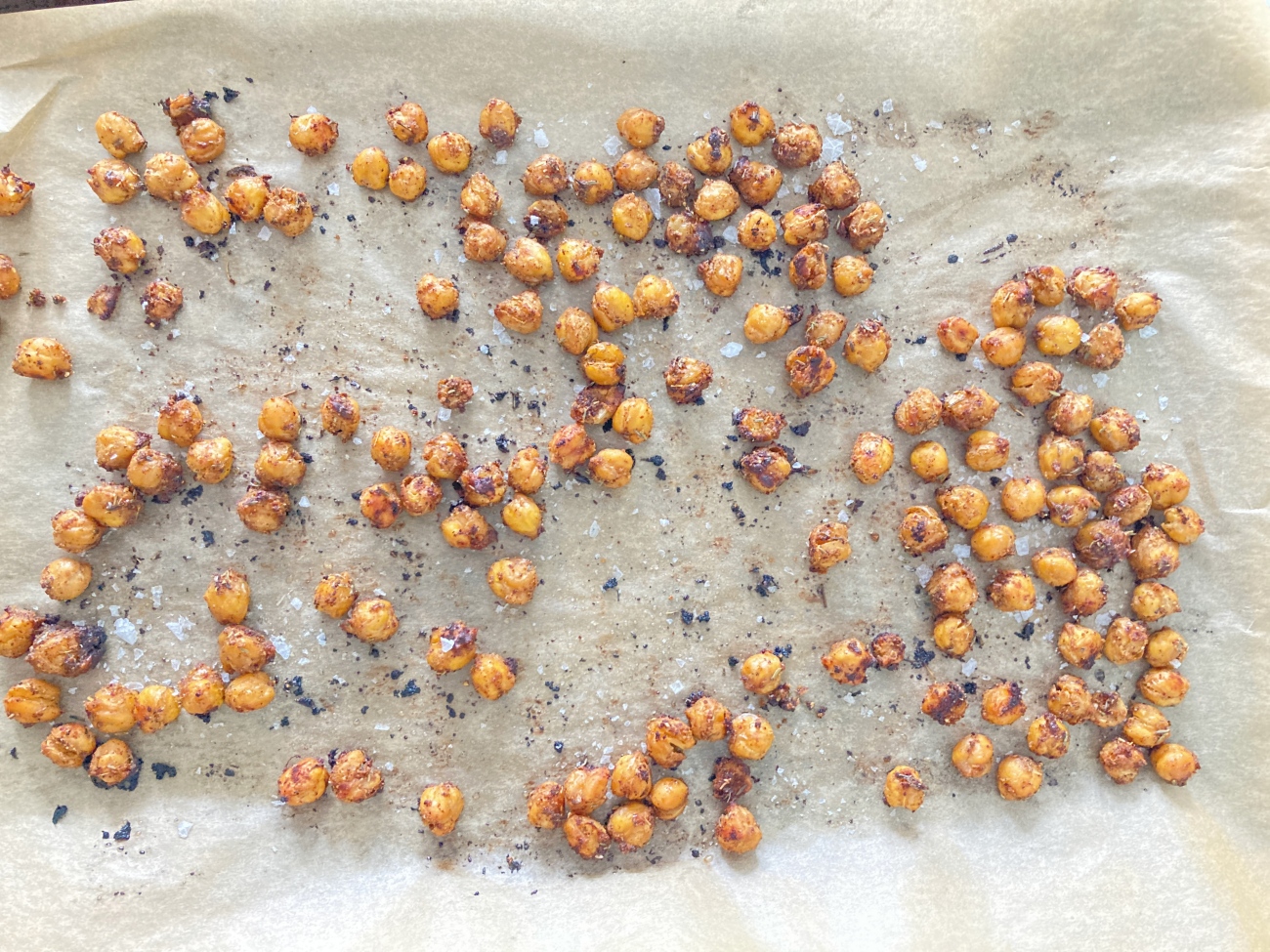 Oven Roasted Spiced Chickpeas
