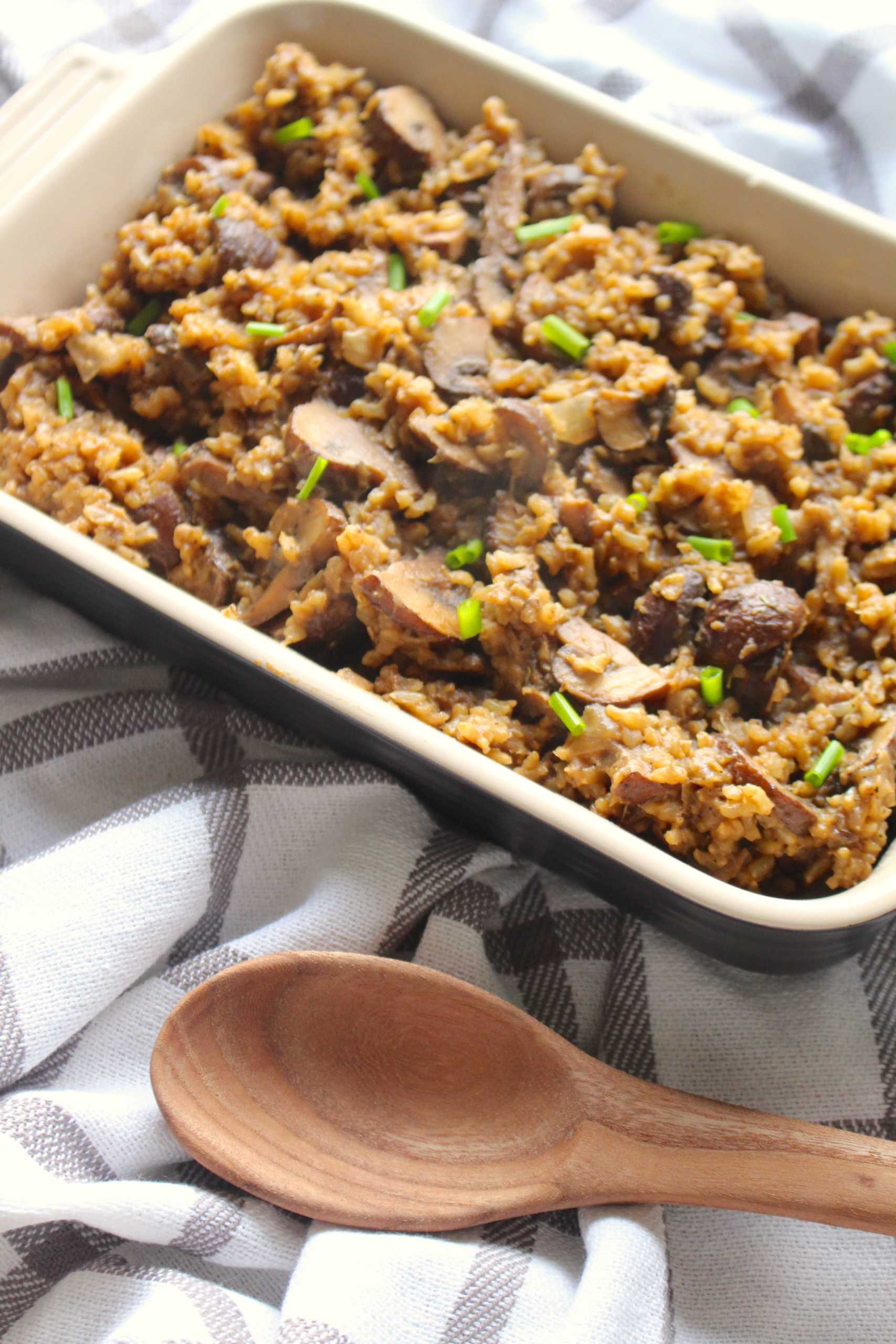 Mushroom rice 4-min