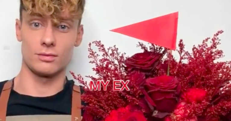 Florist Makes Floral Bouquet Inspired By His Ex
