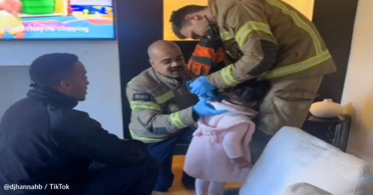 WATCH: Little Girl Gets Toilet Seat Stuck On Her Head While Potty Training