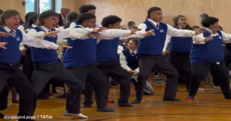 Boys School Haka Performance Gives People “Goosebumps”