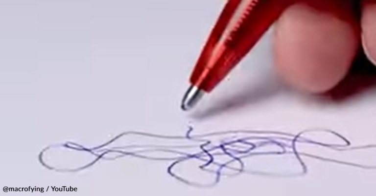Photographer Offers Microscopic View Of A Ballpoint Pen