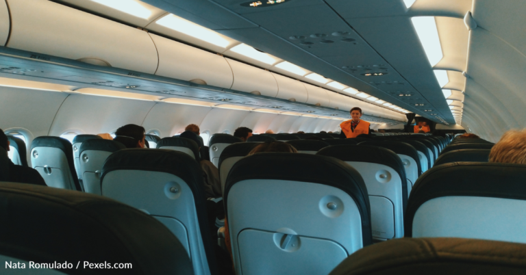 Woman Horrified When Man Pulls Out A Stack Of Ribs Mid-Flight
