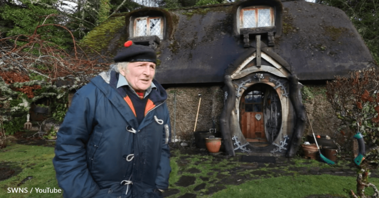 Woodcutter Builds His Own “Hobbit House” In Scotland