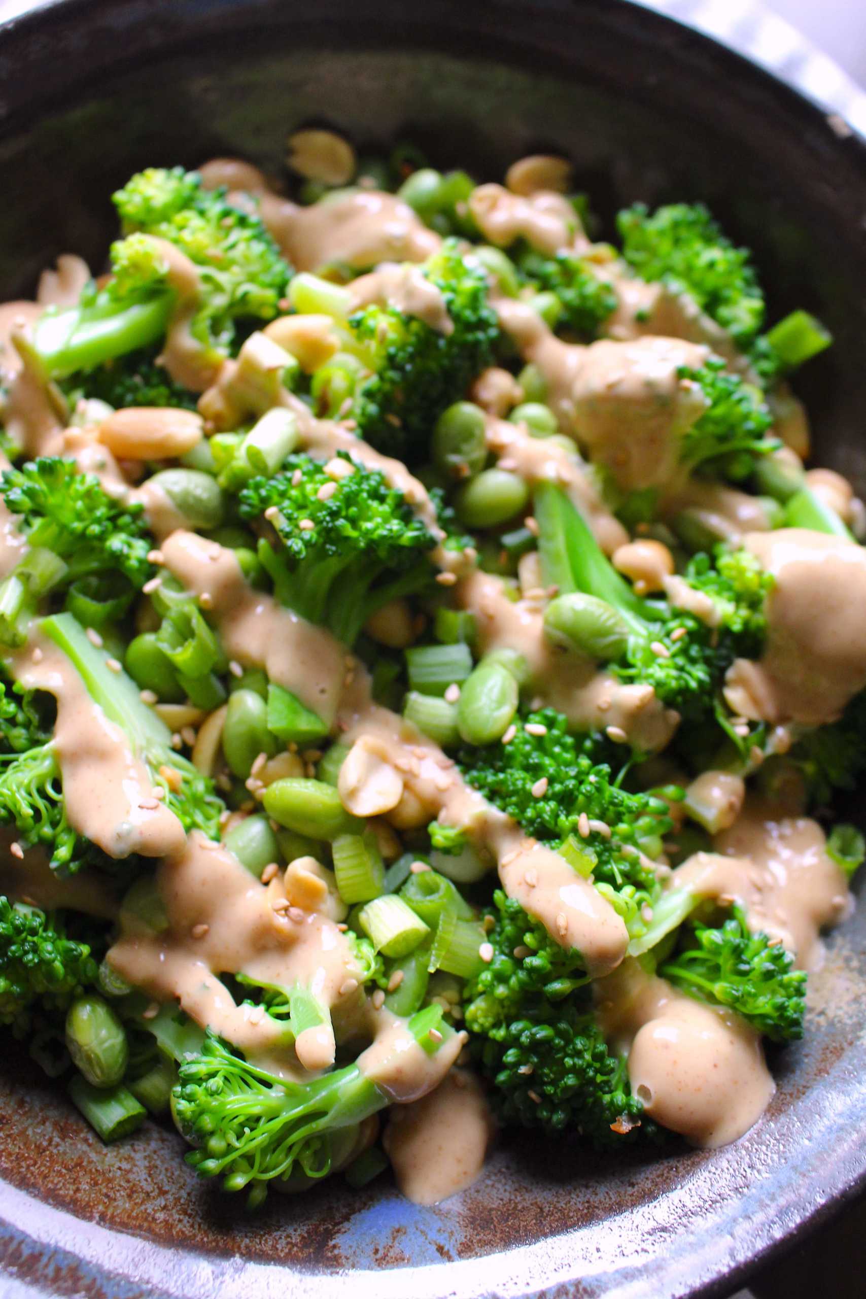 broccoli peanut salad 9-min
