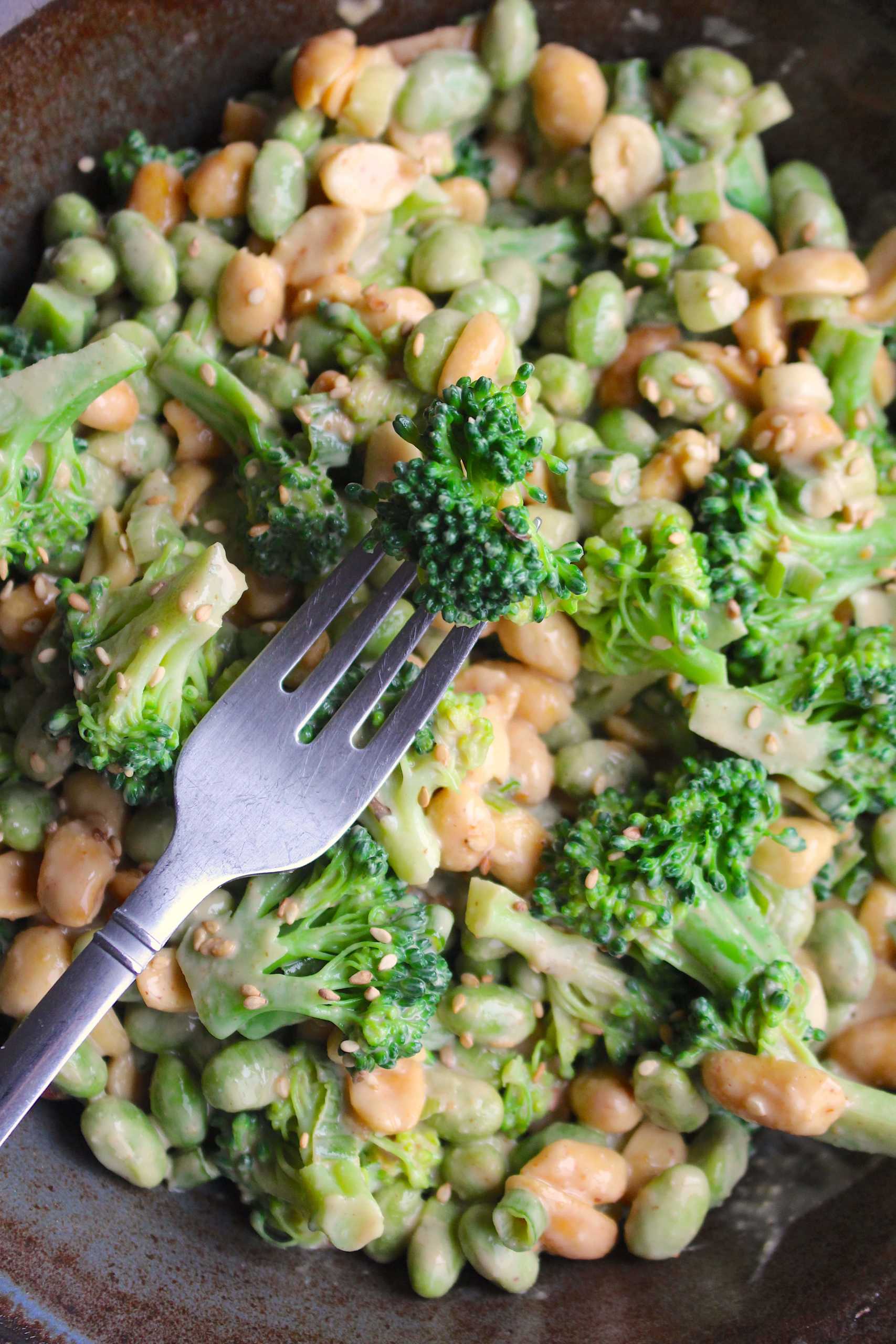 broccoli peanut salad 7-min