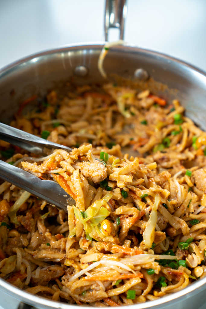 Peanut Chicken Noodle Stir Fry 12 Tomatoes