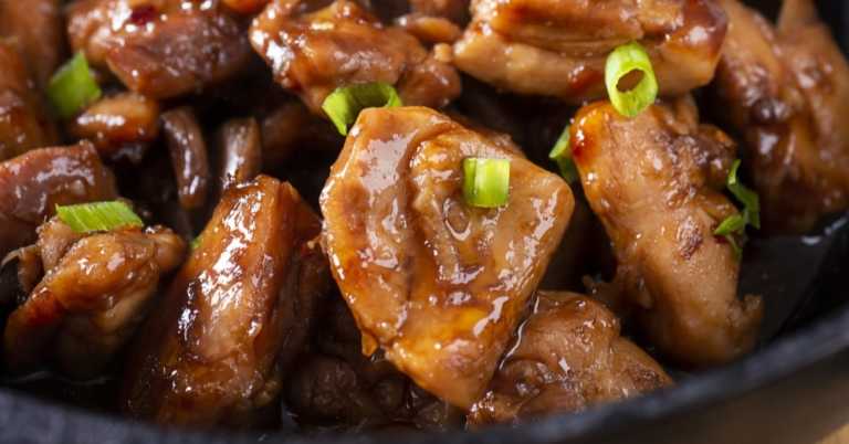 Sticky Bourbon Chicken Stir Fry