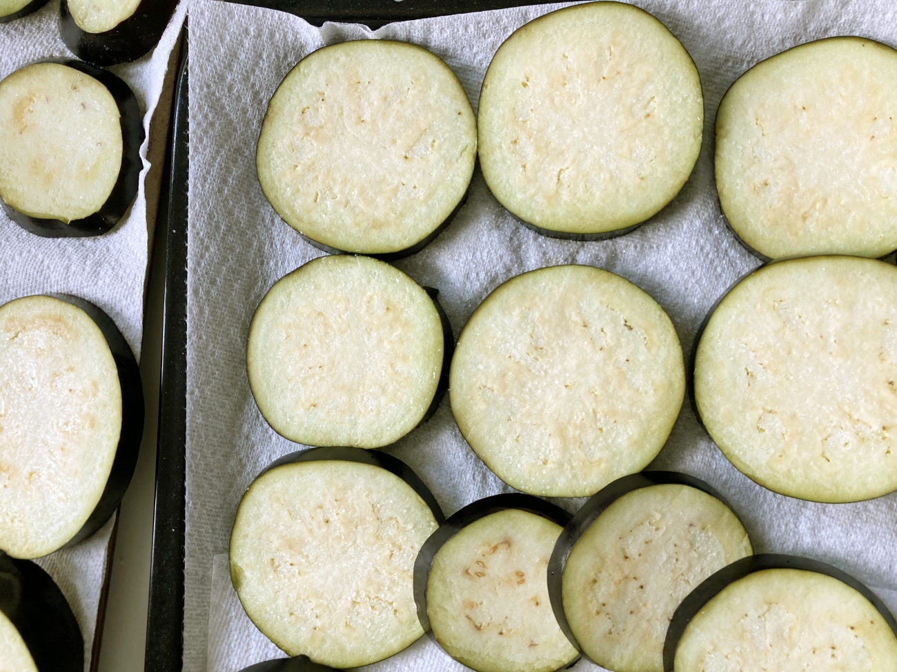 COMPRESSED EGGPLANT & GRUYERE SLICES