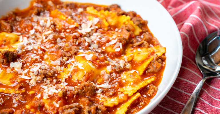 Beef Ravioli Soup