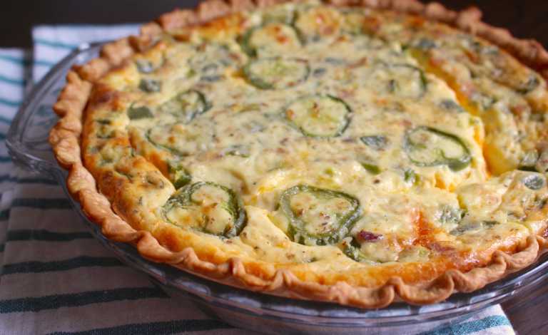 Jalapeño Popper Quiche