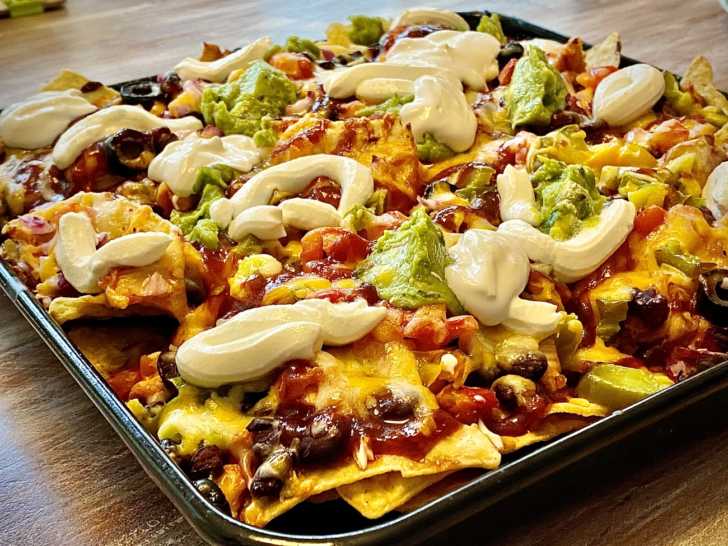 Sheet Pan Loaded BBQ Chicken Nachos | 12 Tomatoes