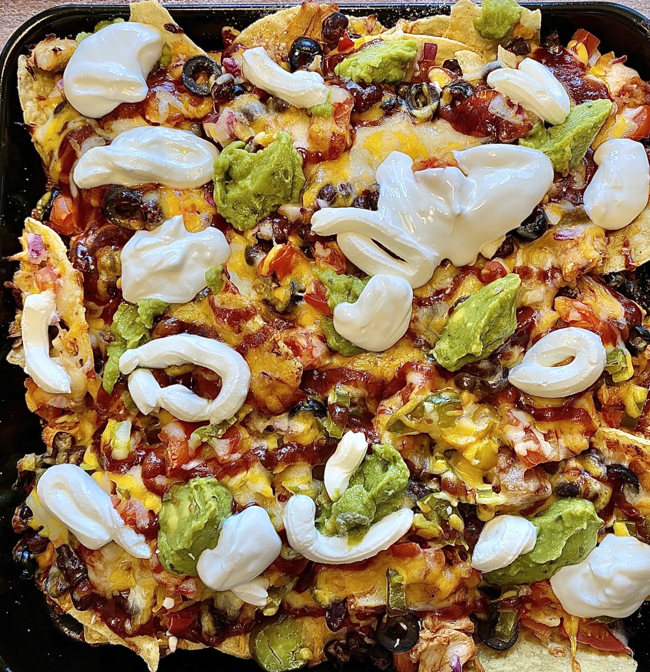 Sheet Pan BBQ Nachos Vertical 1