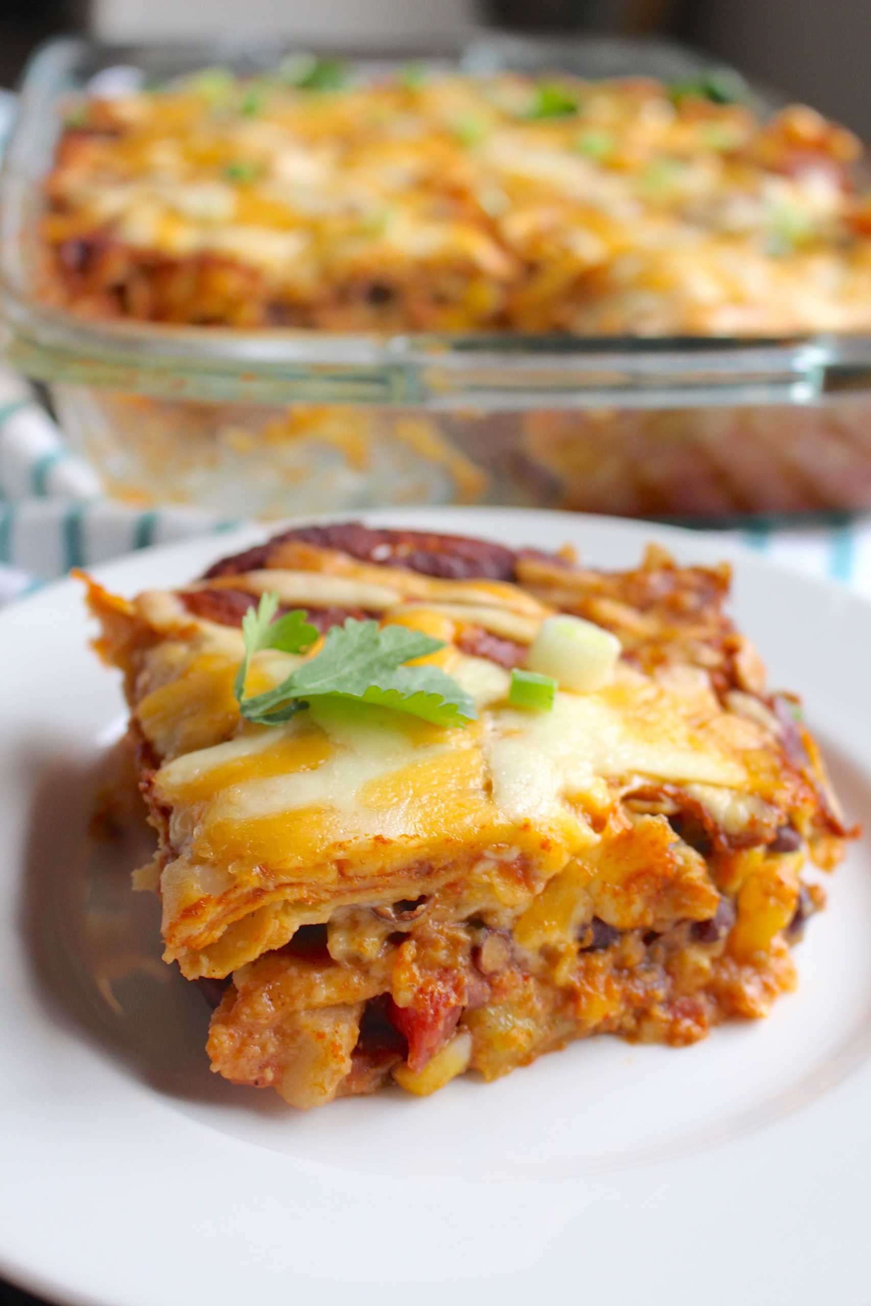 Mexican Black Bean Lasagna | 12 Tomatoes