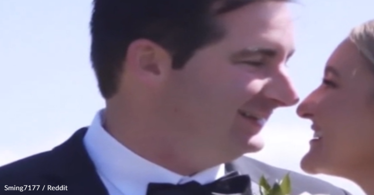 Mic Picks Up Bride’s “Crass” Joke To Groom At The Alter