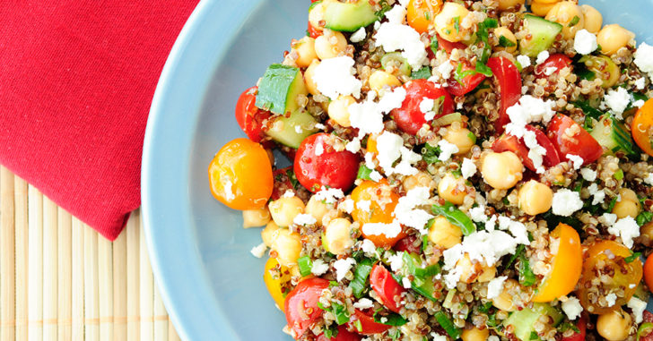 chickpea quinoa salad