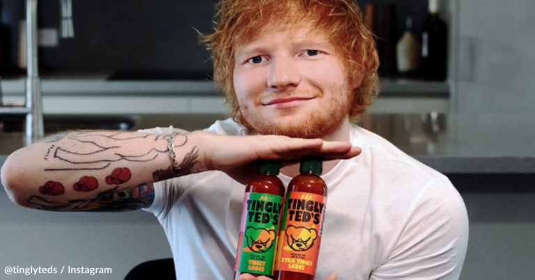 Ed Sheeran Collaborated With Kraft Heinz To Release “Tingly Ted’s Hot Sauce”
