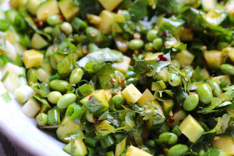 Cucumber Edamame Salad