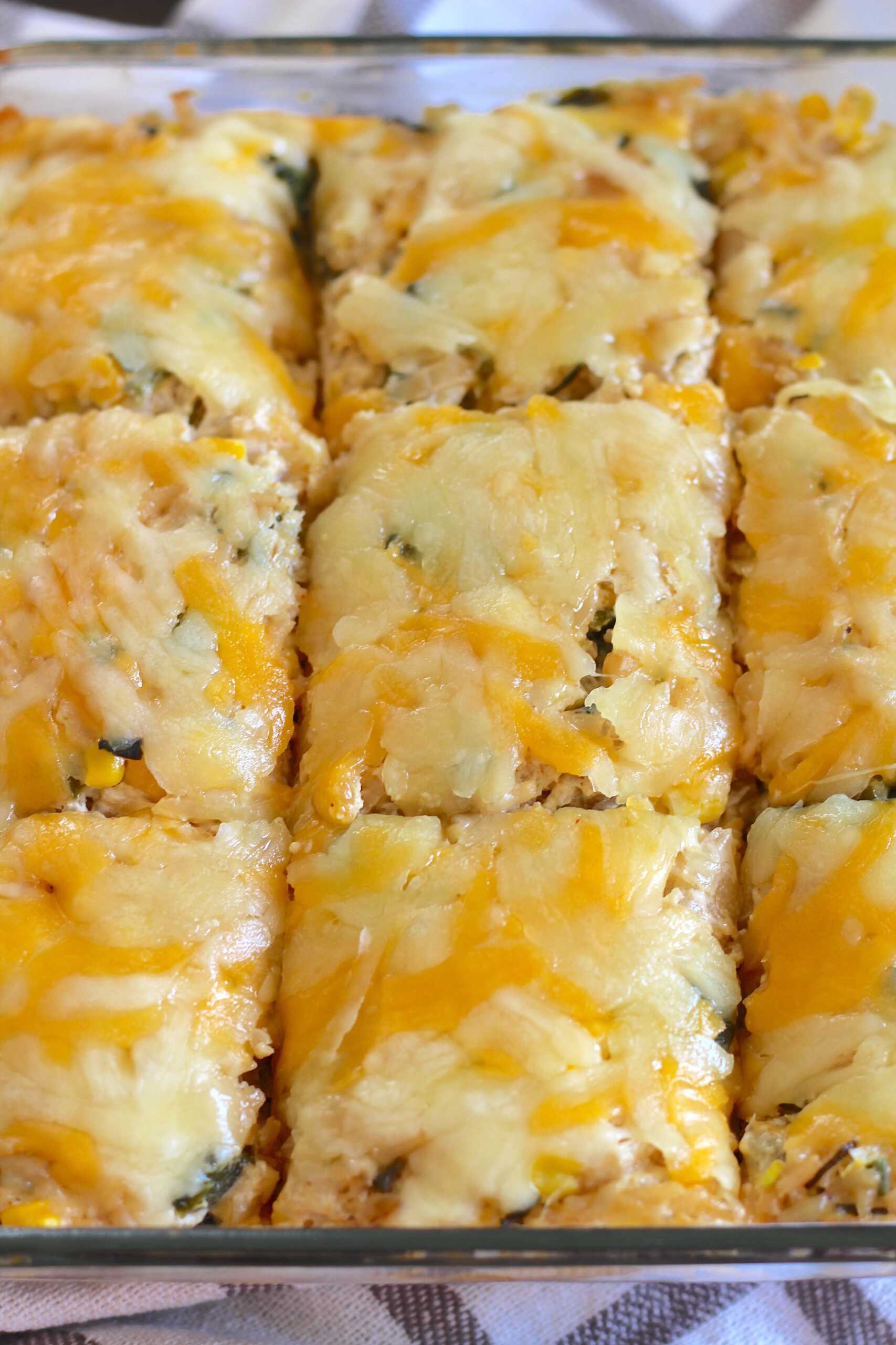 Cheesy Poblano Rice Bake -image