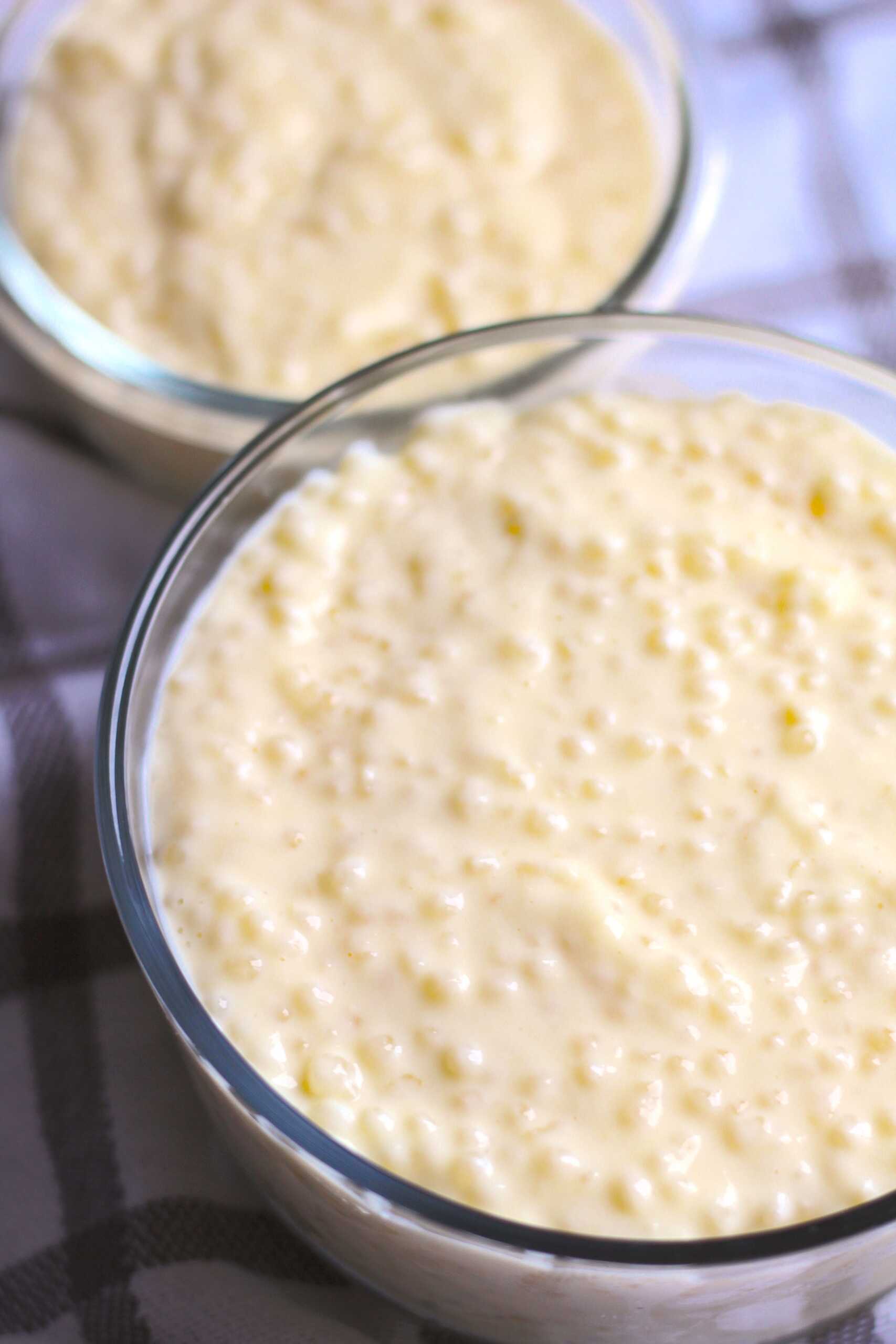 Homemade tapioca pudding 3-min