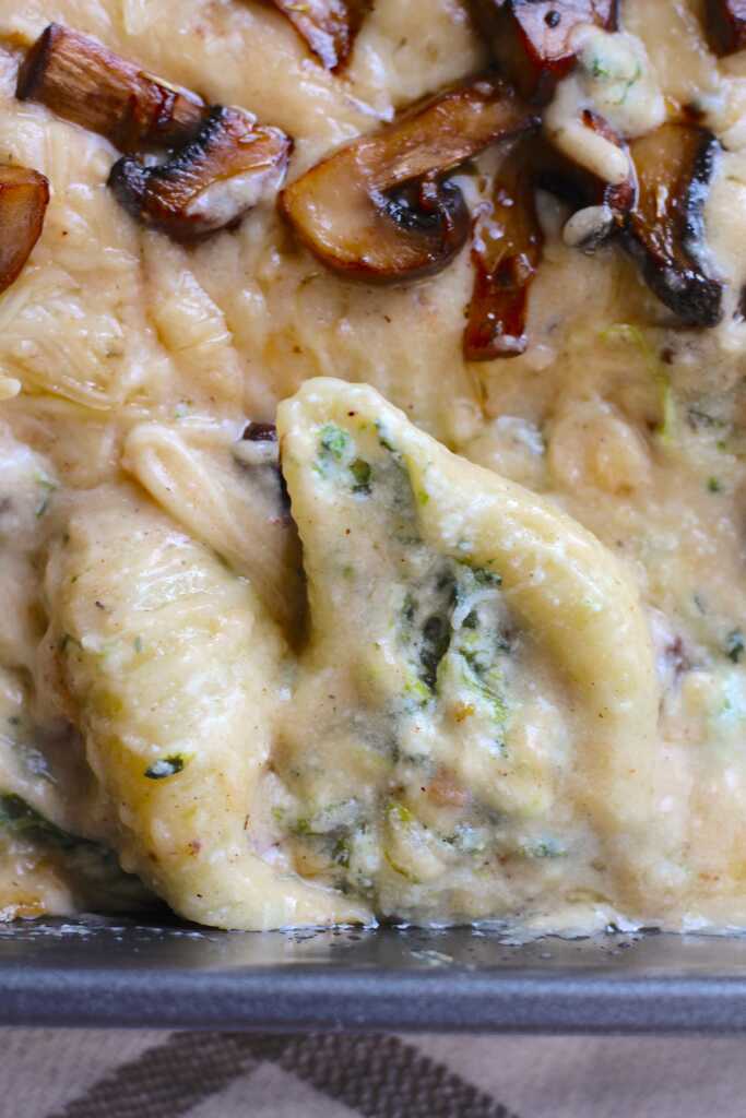 Spinach & Mushroom Stuffed Shells 12 Tomatoes