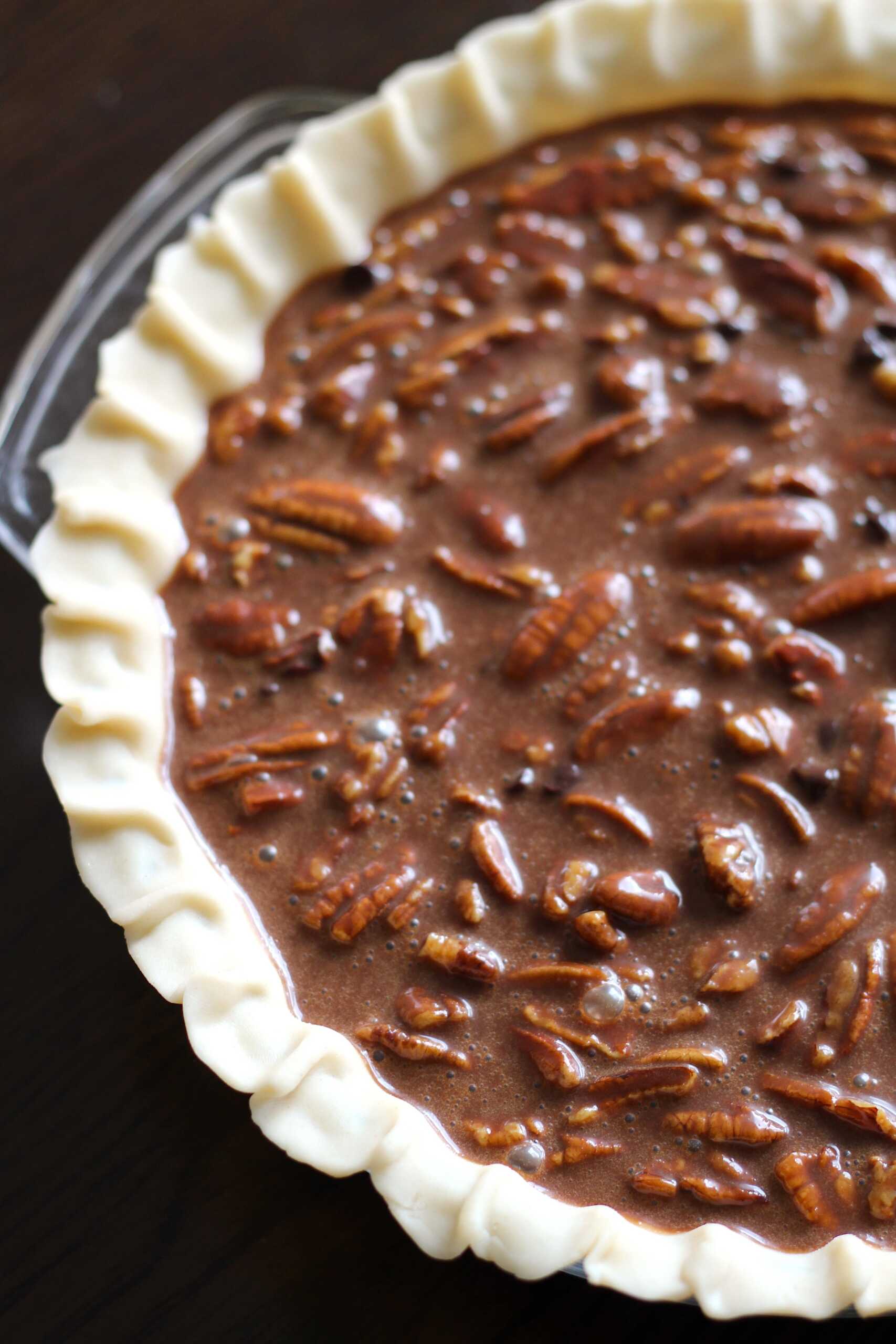 Fudge Pecan Pie 4-min