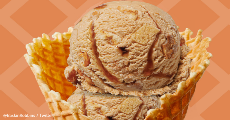 Baskin-Robbins Just Released A Chick’n & Waffles-Flavored Ice Cream For Spring