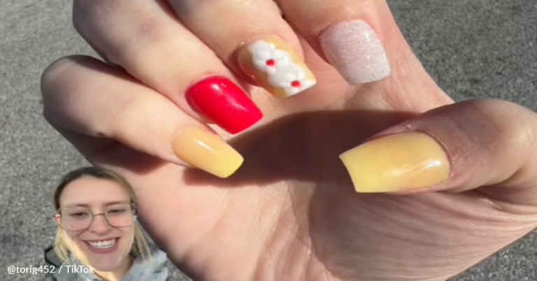 Woman Turns Everyday Household Items Into Beautiful Manicures