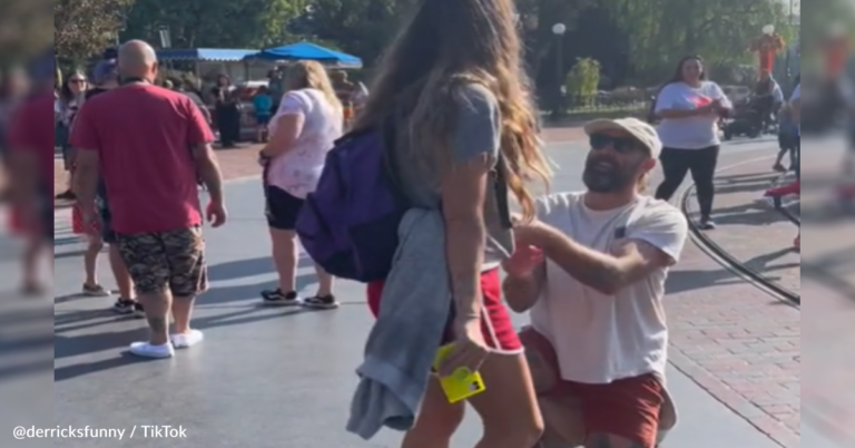 Man Repeatedly “Fake Proposes” To His Wife In Public To Get A Reaction