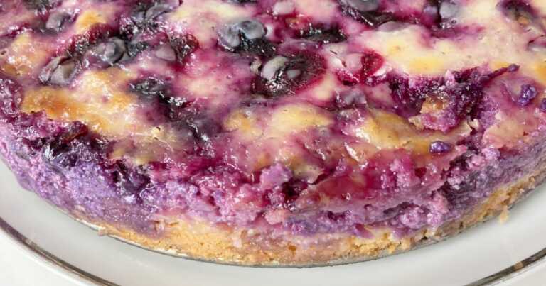 Nova Scotia Blueberry Cream Cake