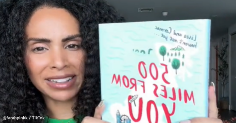 Mom Hides Phone In Book So It Looks Like She’s Reading Instead Of Scrolling