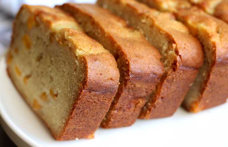 Peaches & Cream Cheese Loaf